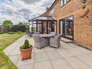 Rear patio- click for photo gallery